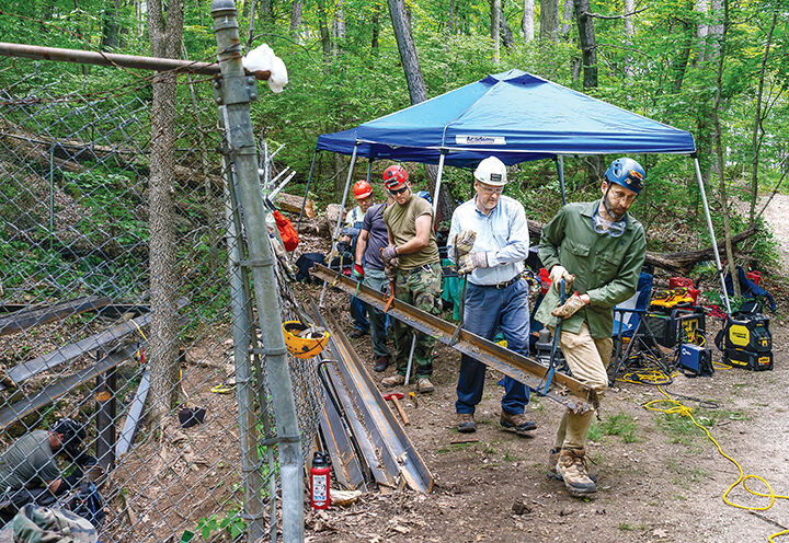 About 35 members of the Meramec Valley Grotto group are working to preserve the cave.